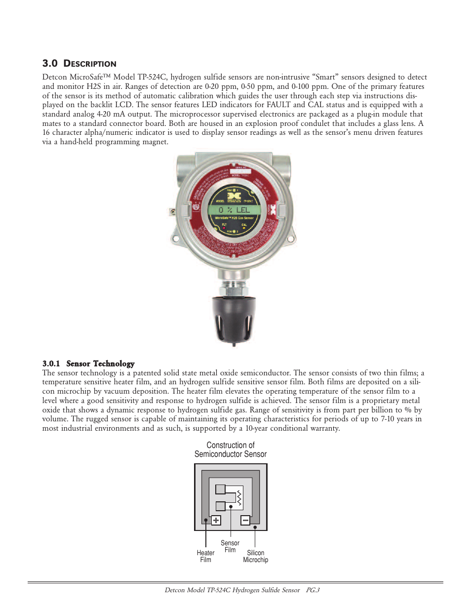 Detcon TP-524C User Manual | Page 3 / 20