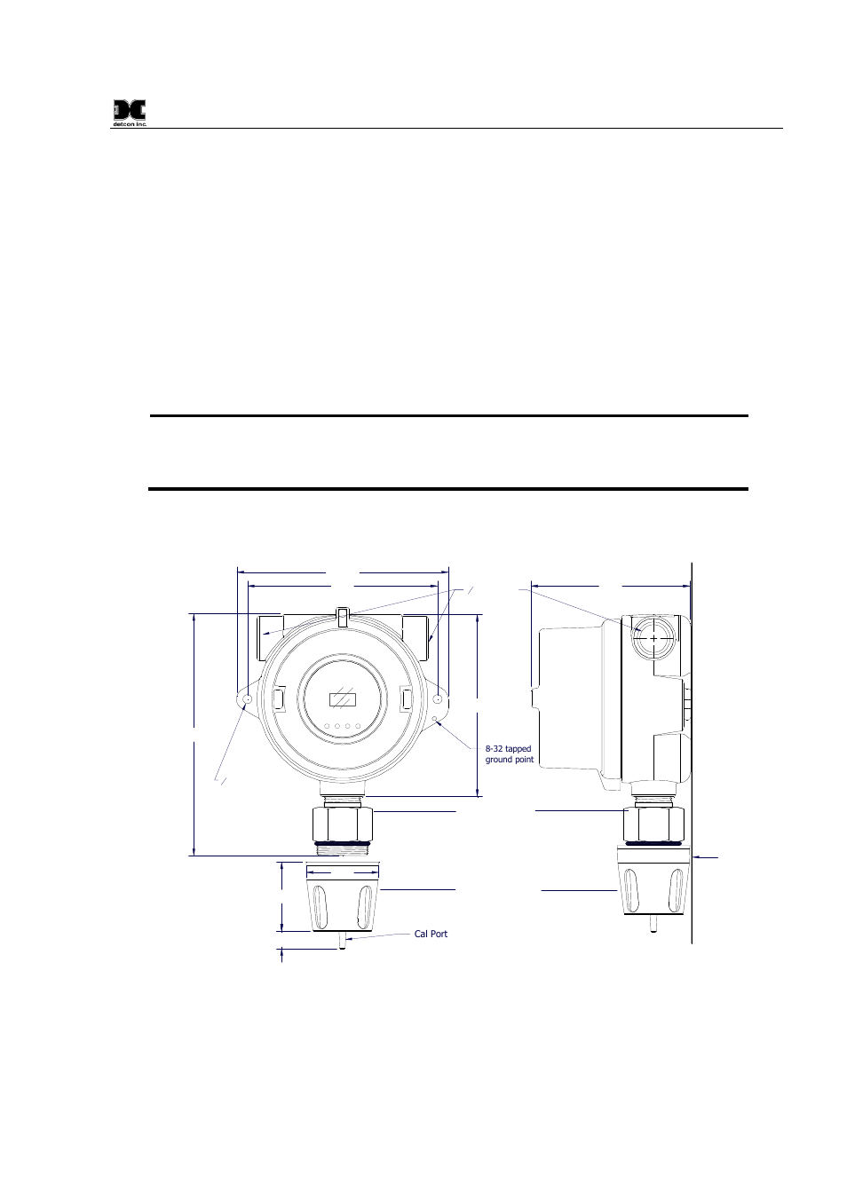 4 mounting installation, Figure 9 typical outline and mounting dimensions | Detcon FP-524D-HRT User Manual | Page 11 / 52