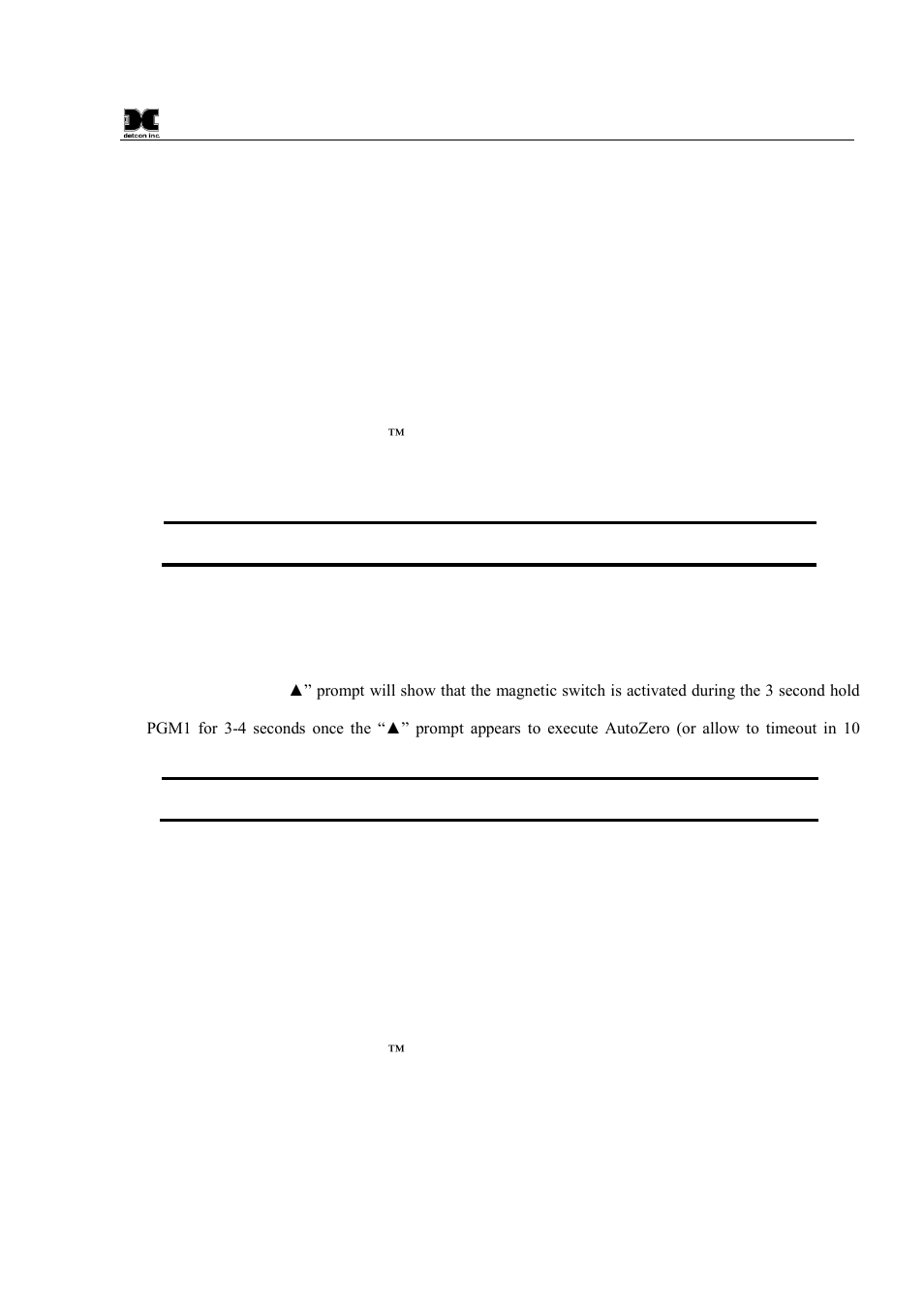 4 calibration mode (autozero and autospan) | Detcon FP-524D-HRT User Manual | Page 19 / 52