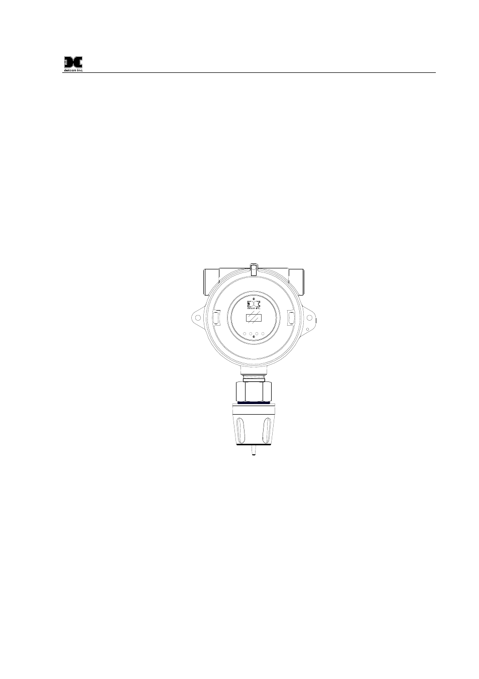 Introduction, 1 description, Figure 1 sensor assembly front view | Detcon FP-524D-HRT User Manual | Page 5 / 52