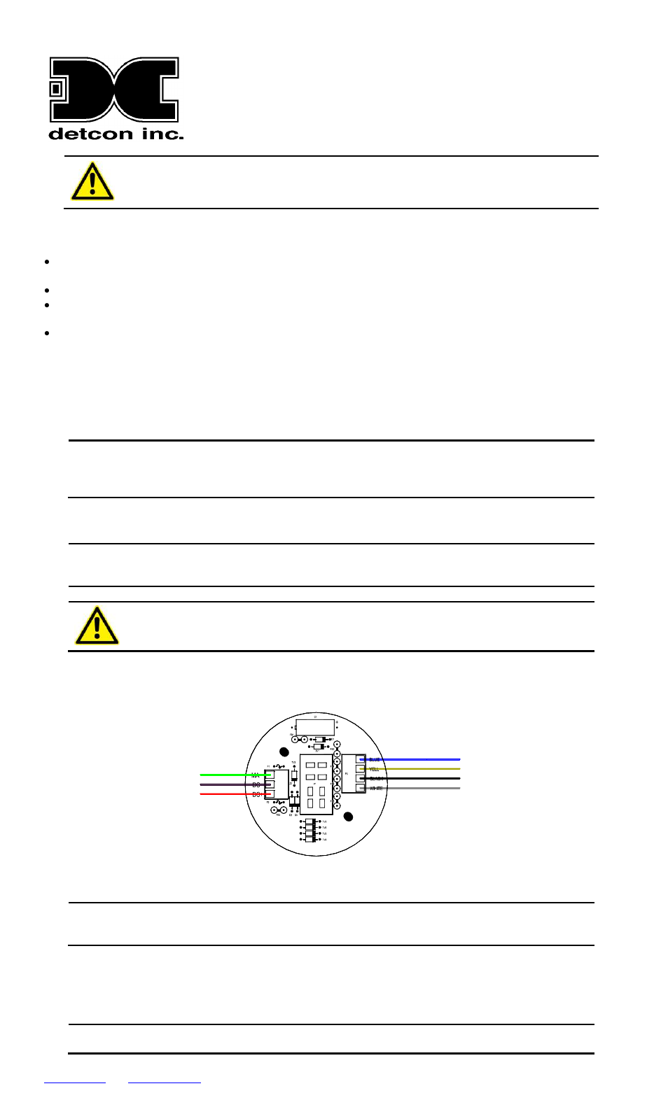 Detcon FP-524D Quick Start Guide User Manual | 2 pages