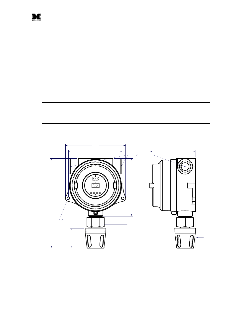 4 mounting installation, 5 electrical installation, Figure 9 typical outline and mounting dimensions | Detcon FP-524D INSTRUCTION MANUAL User Manual | Page 11 / 43