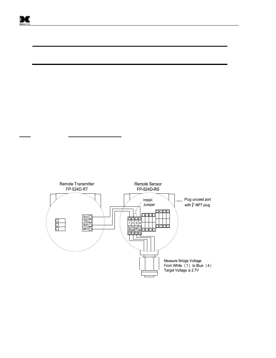 7 remote mounting installation | Detcon FP-524D INSTRUCTION MANUAL User Manual | Page 14 / 43