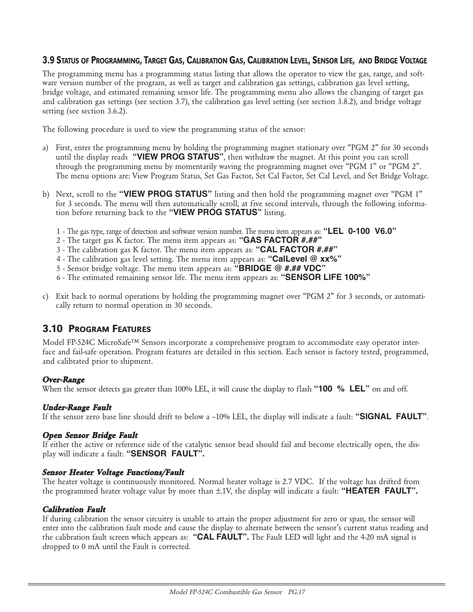 10 p | Detcon FP-524C User Manual | Page 17 / 21