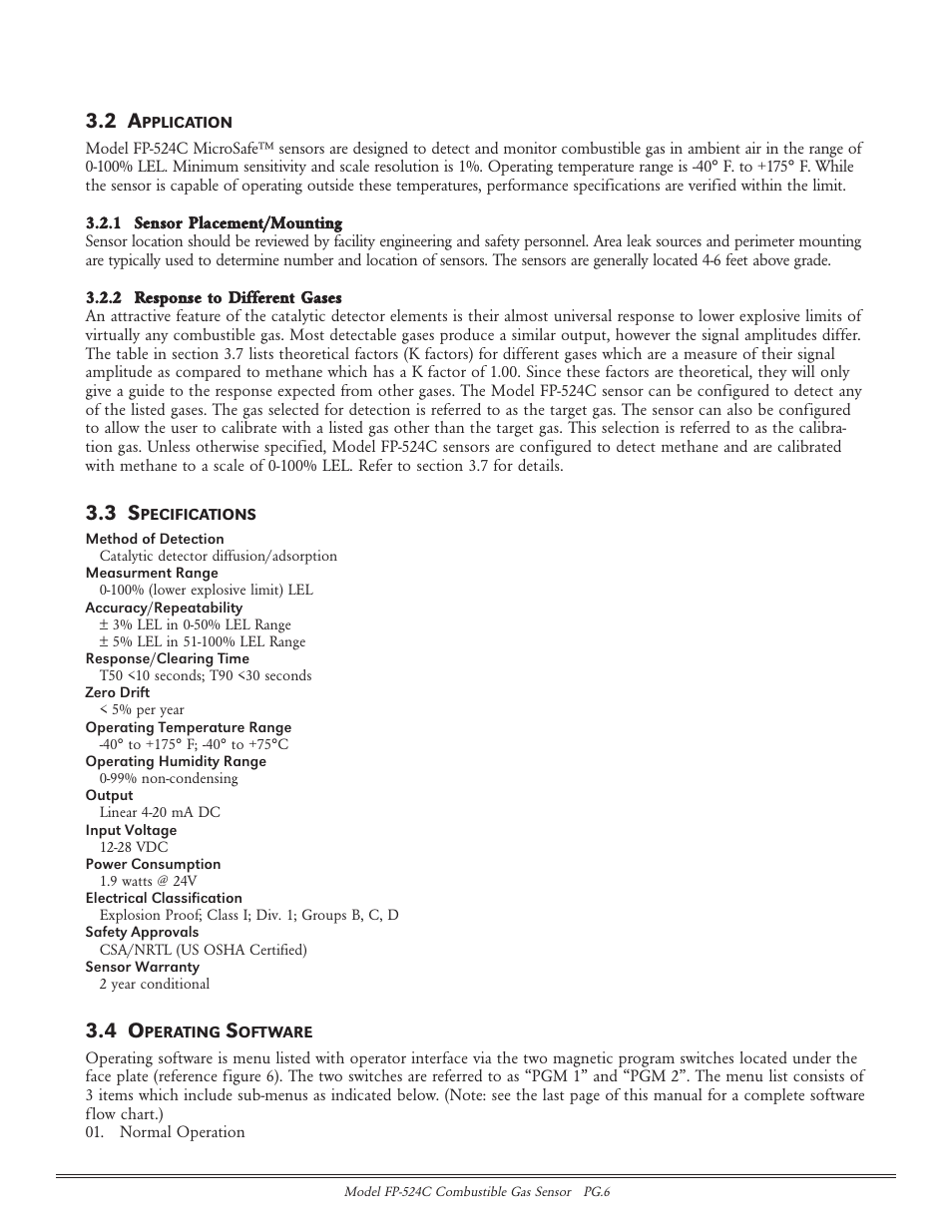 Detcon FP-524C User Manual | Page 6 / 21