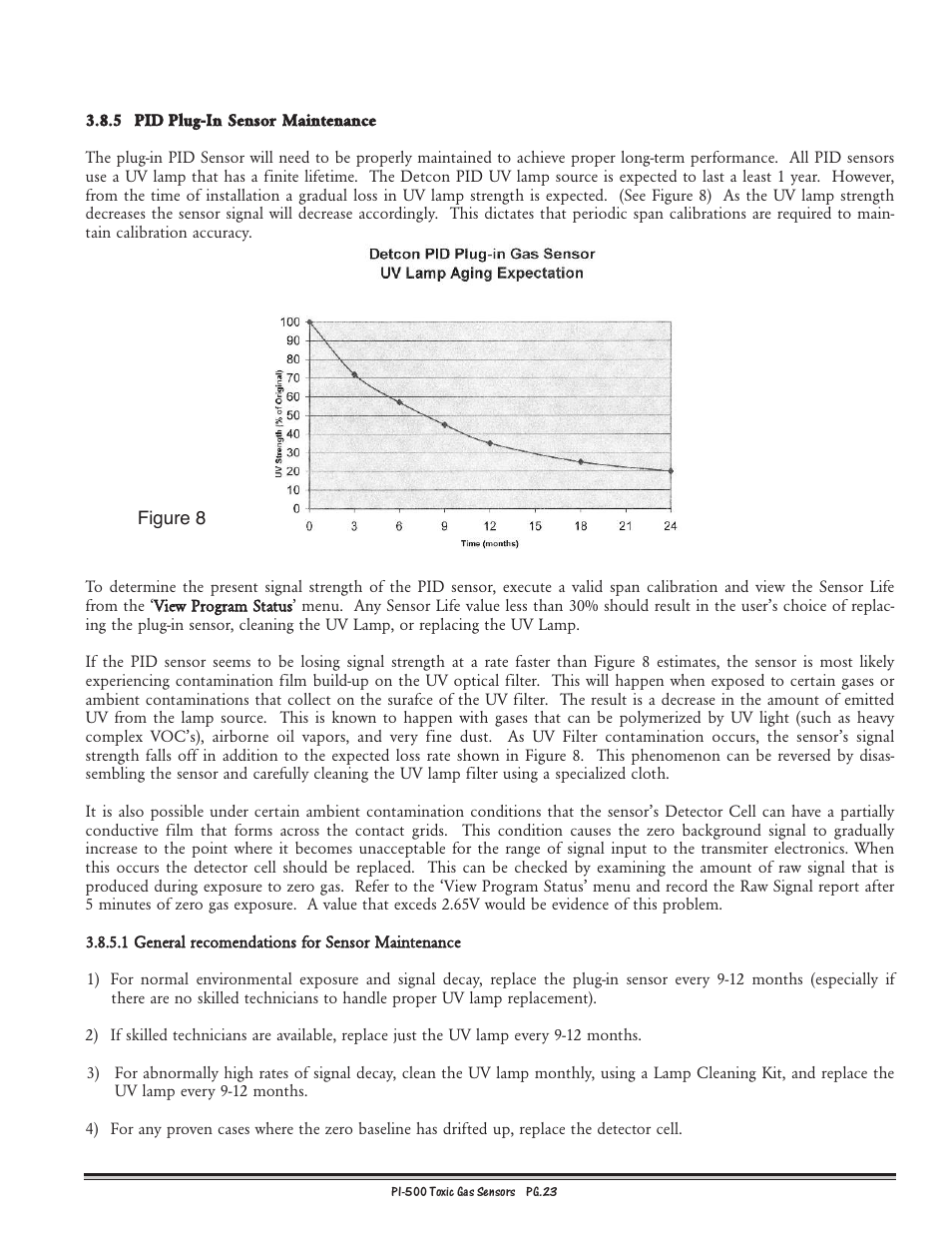 Detcon PI-500 User Manual | Page 23 / 31