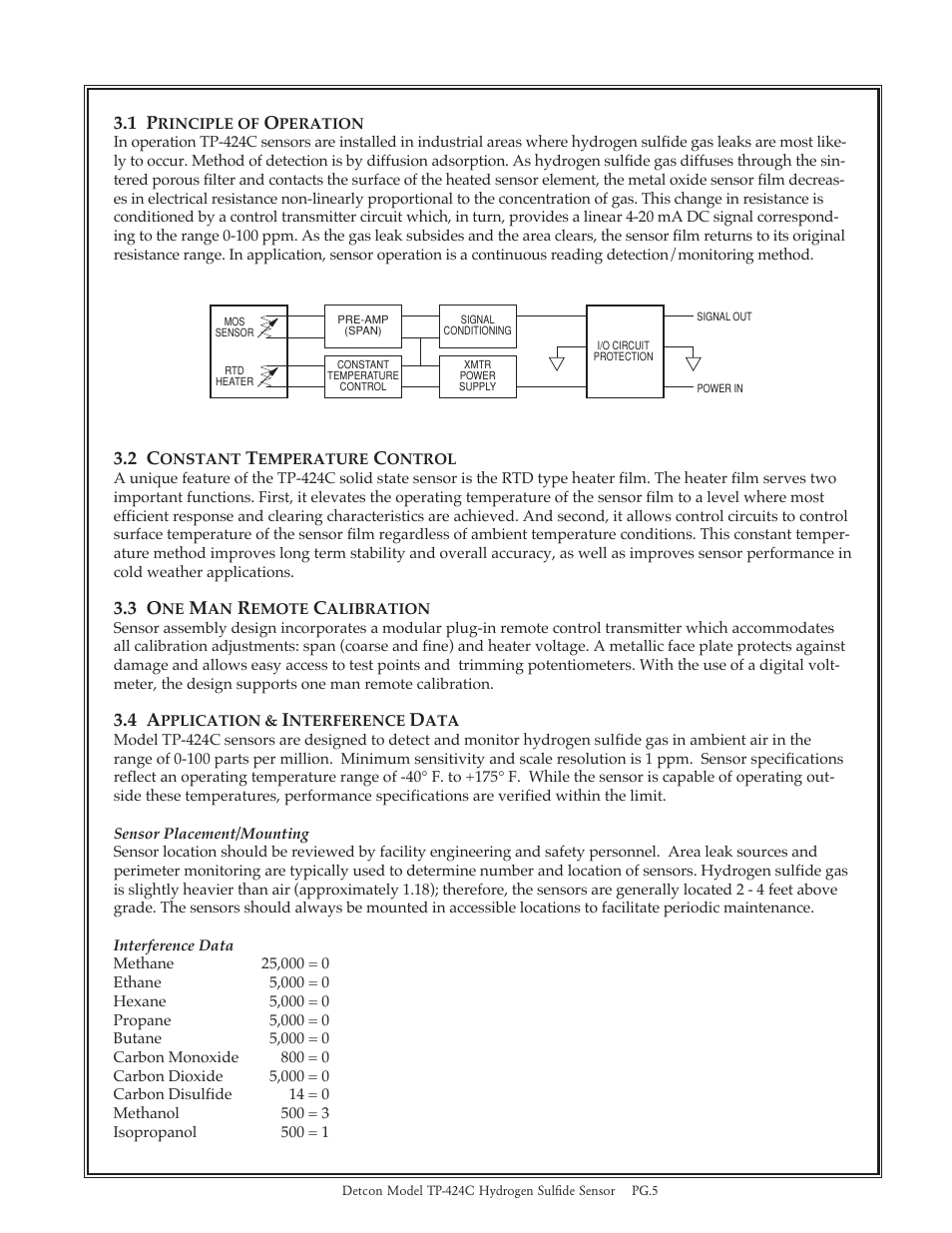 Detcon TP-424C User Manual | Page 5 / 15