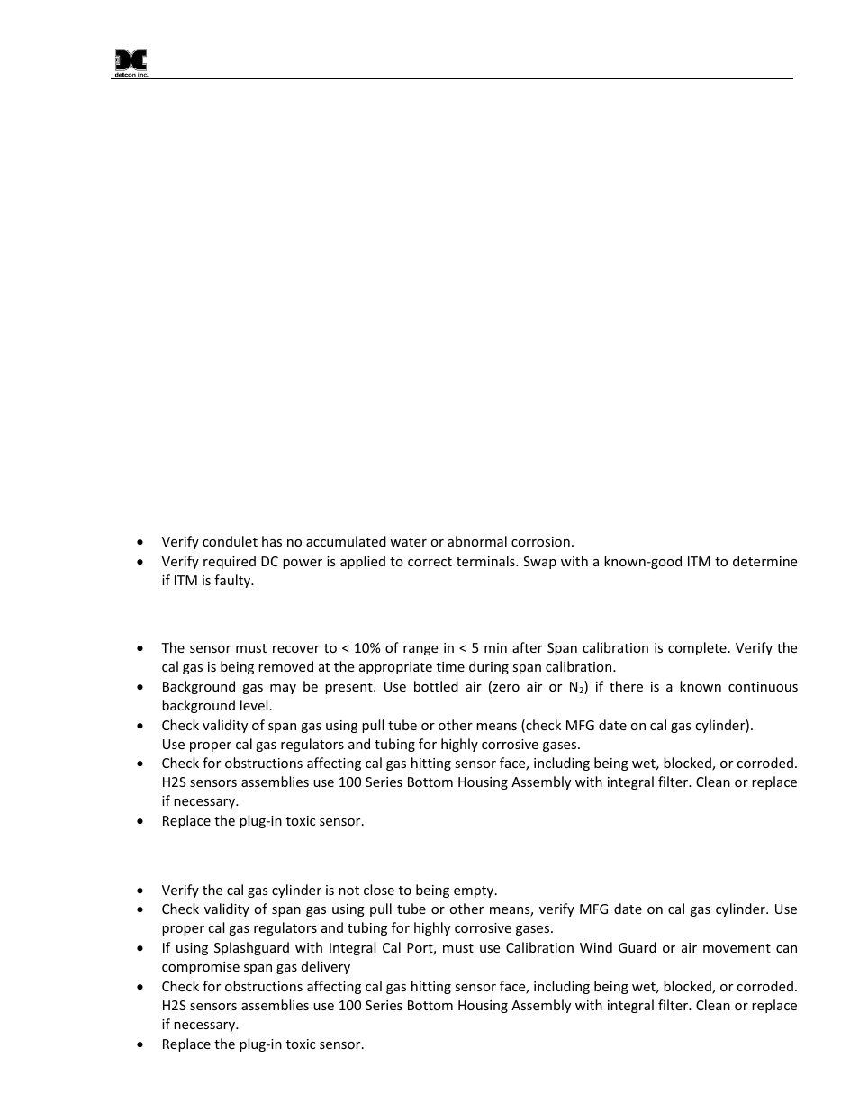 Troubleshooting guide, 5, troubleshooting guide | Detcon DM-100 User Manual | Page 27 / 44