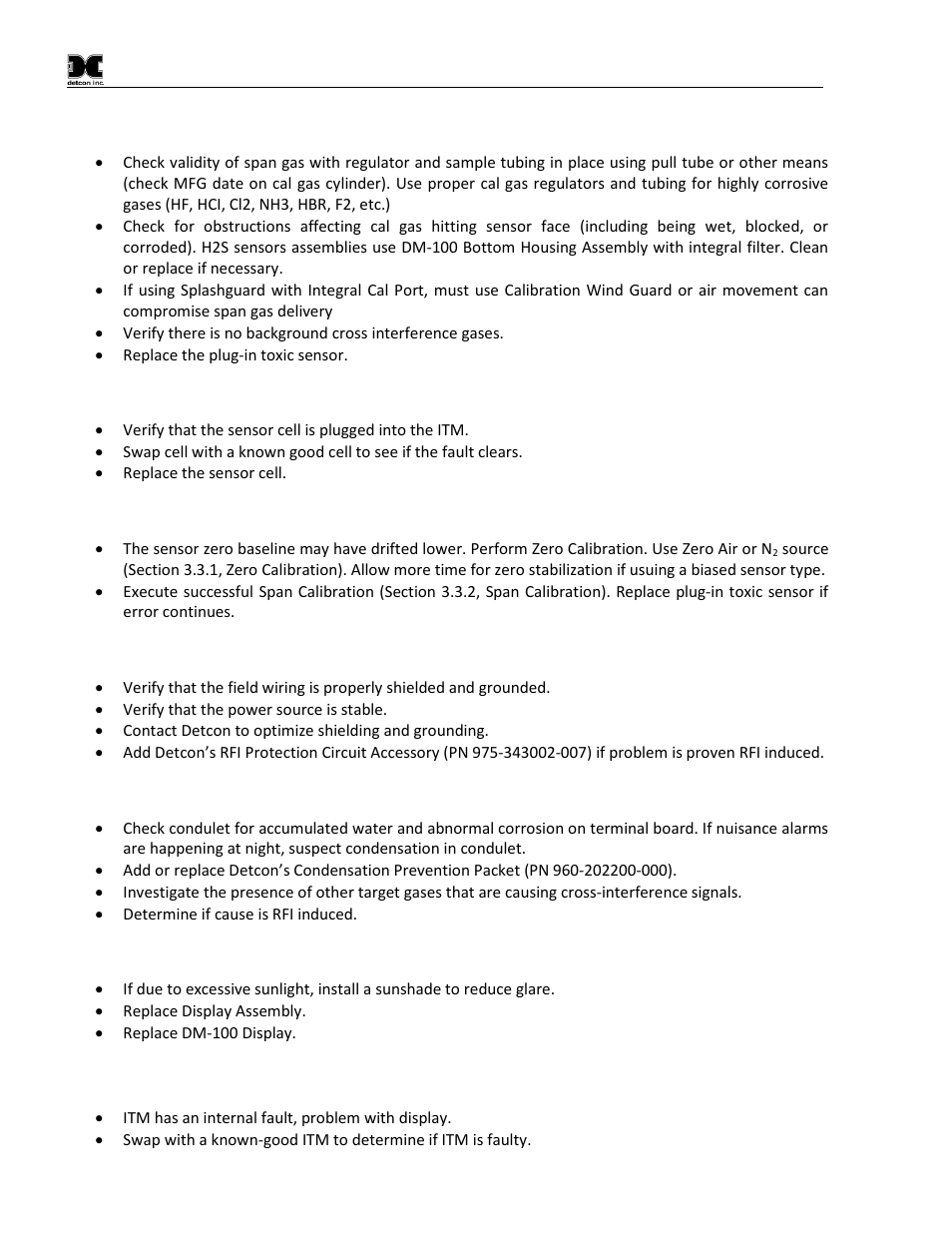 Detcon DM-100 User Manual | Page 28 / 44