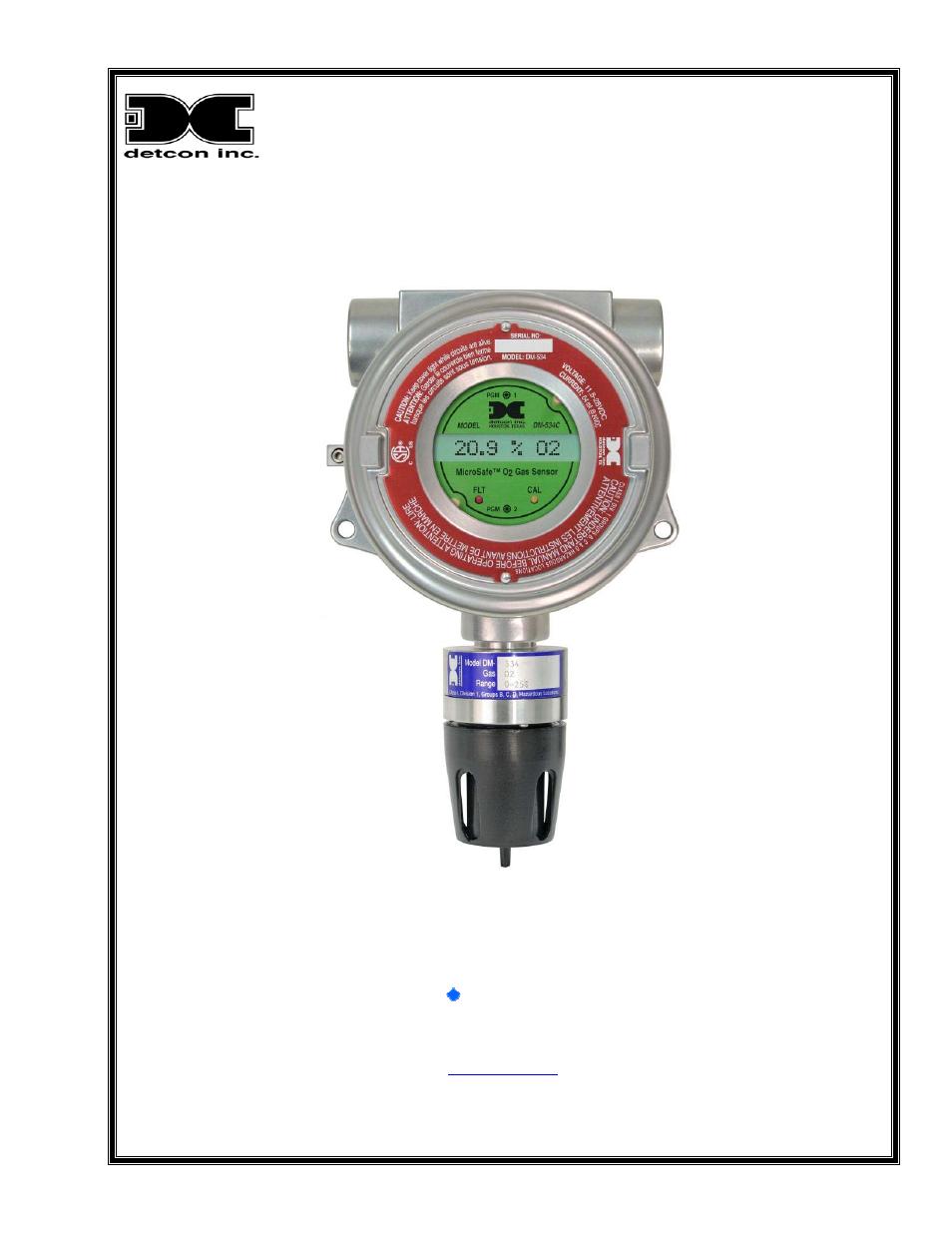 Detcon DM-534C User Manual | 22 pages