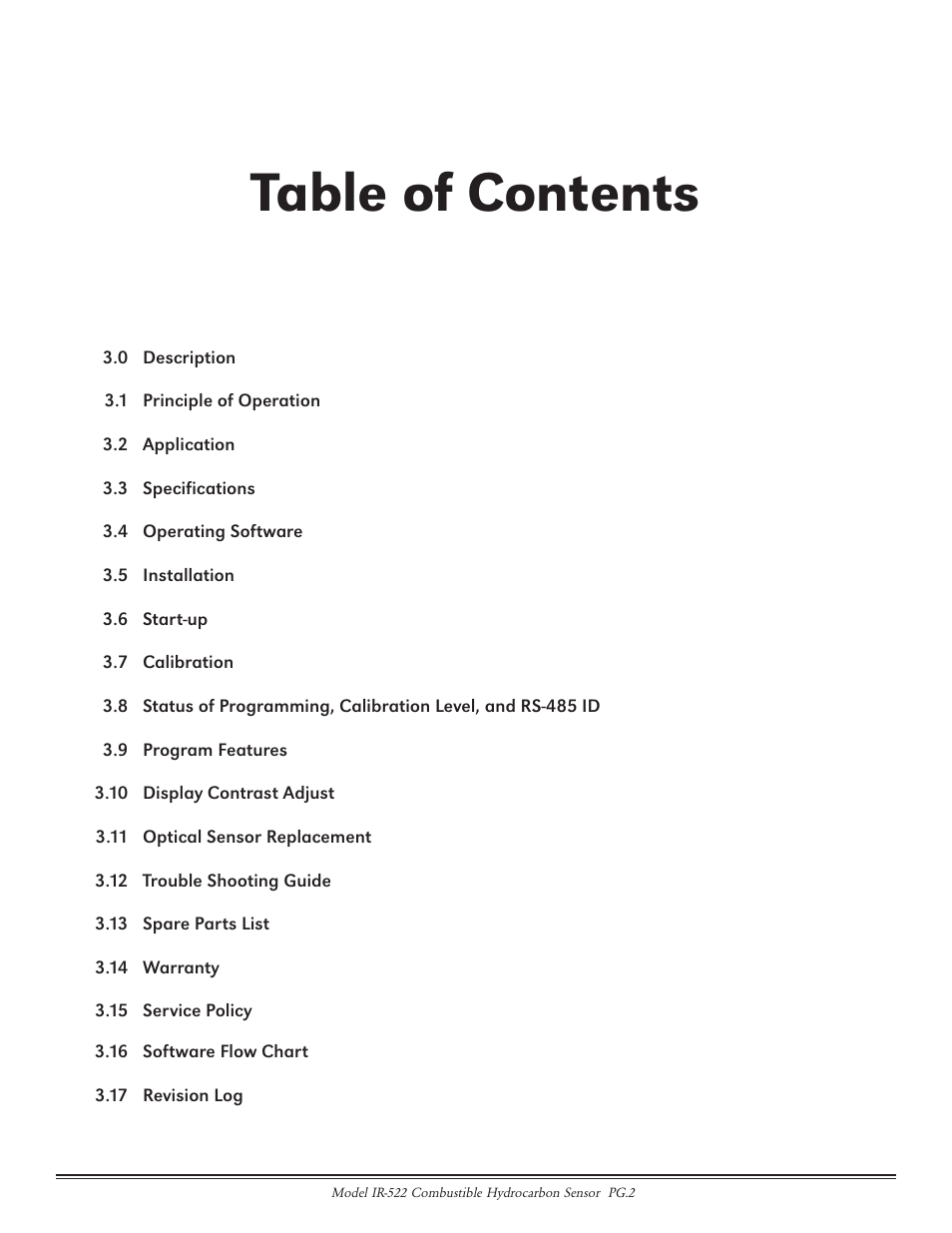 Detcon IR-522 User Manual | Page 2 / 19