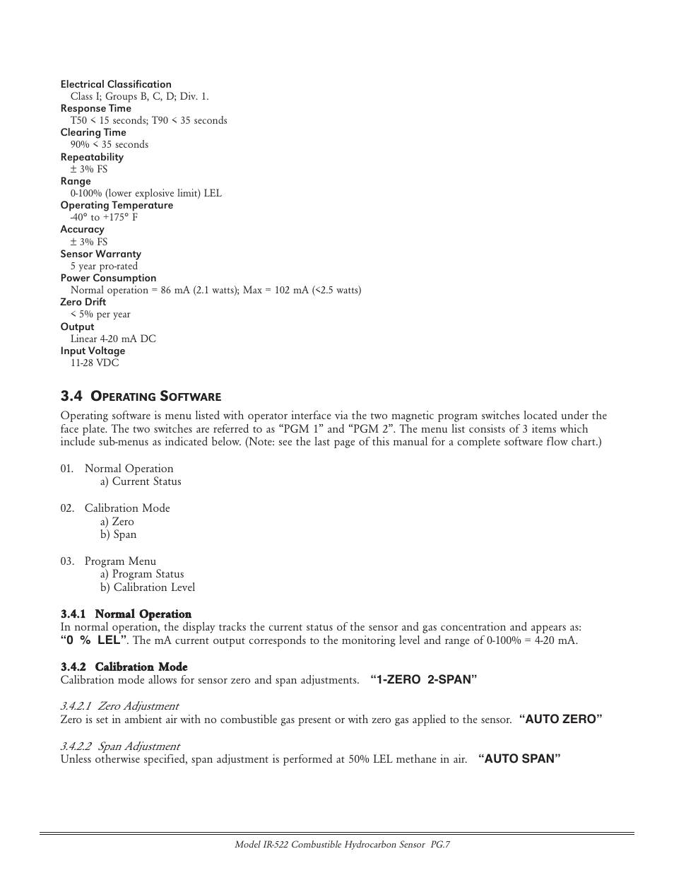 Detcon IR-522 User Manual | Page 7 / 19