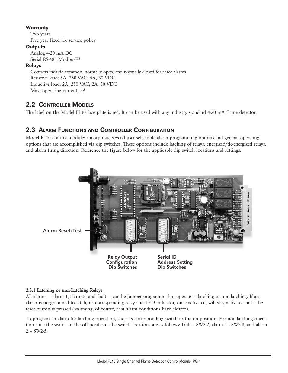 Detcon FL-10 User Manual | Page 4 / 7