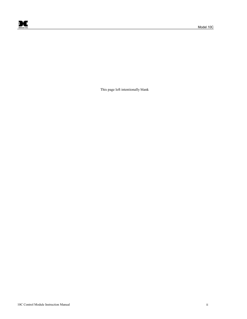 Detcon 10C Facilities User Manual | Page 2 / 18