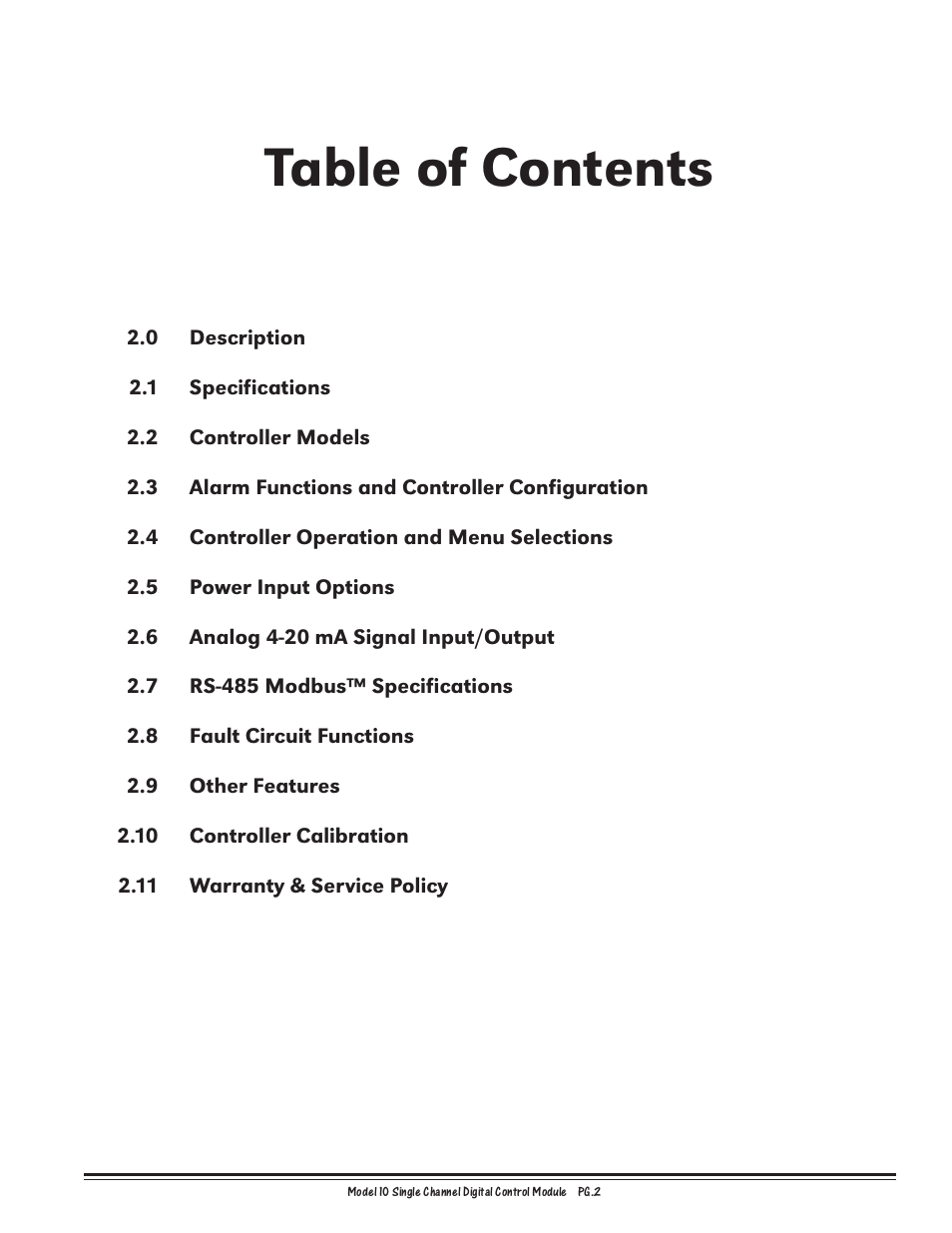 Detcon 10B User Manual | Page 2 / 10