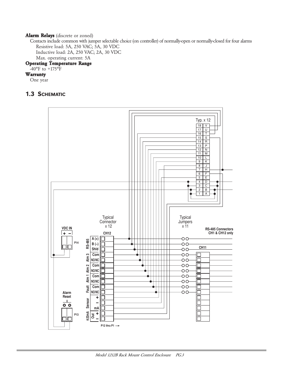 Chematic | Detcon 1212B User Manual | Page 3 / 5