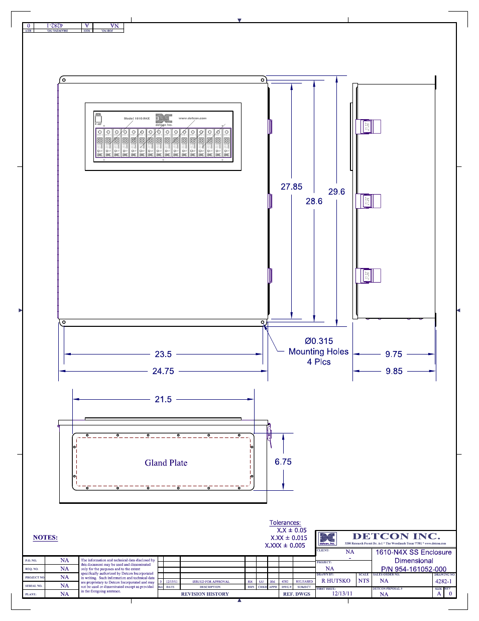 Detcon 1610-N4X User Manual | Page 23 / 28