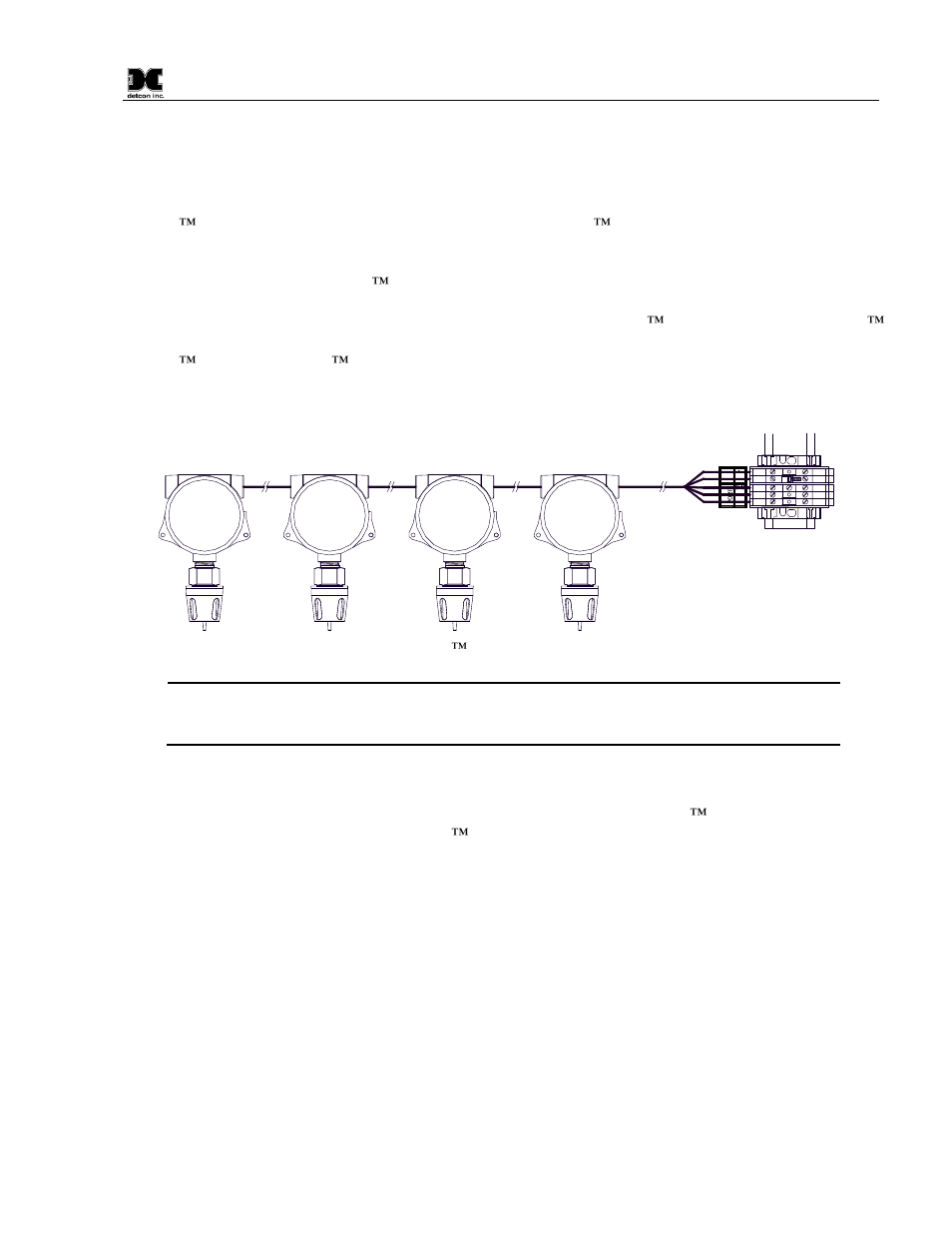 Serial output gas sensors (rs-485), Auxiliary relays, Figure 11 modbus™ (serial) gas sensor connections | 6 serial output gas sensors (rs-485), 7 auxiliary relays | Detcon MCX-32-N4X User Manual | Page 21 / 55