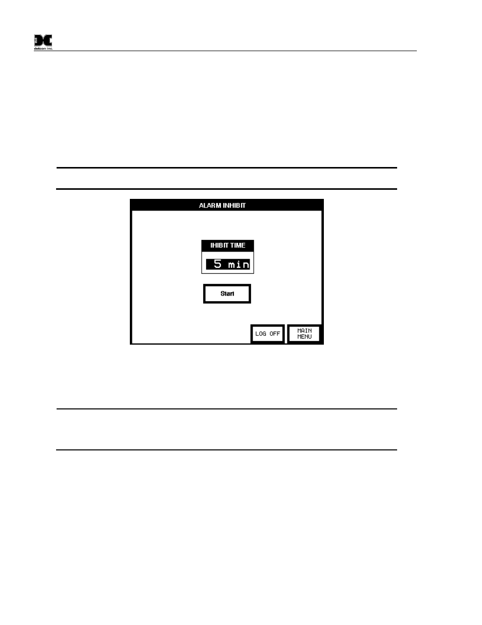 Alarm inhibit screen, Power management screen, Figure 26 alarm inhibit screen | 9 power management screen | Detcon MCX-32-N4X User Manual | Page 32 / 55