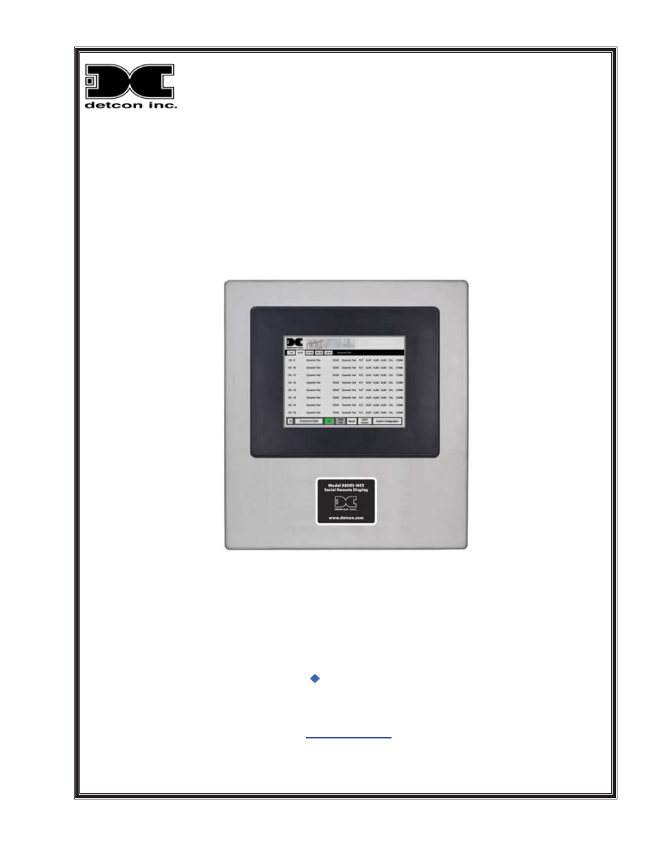 Detcon 880RS-N4X User Manual | 36 pages