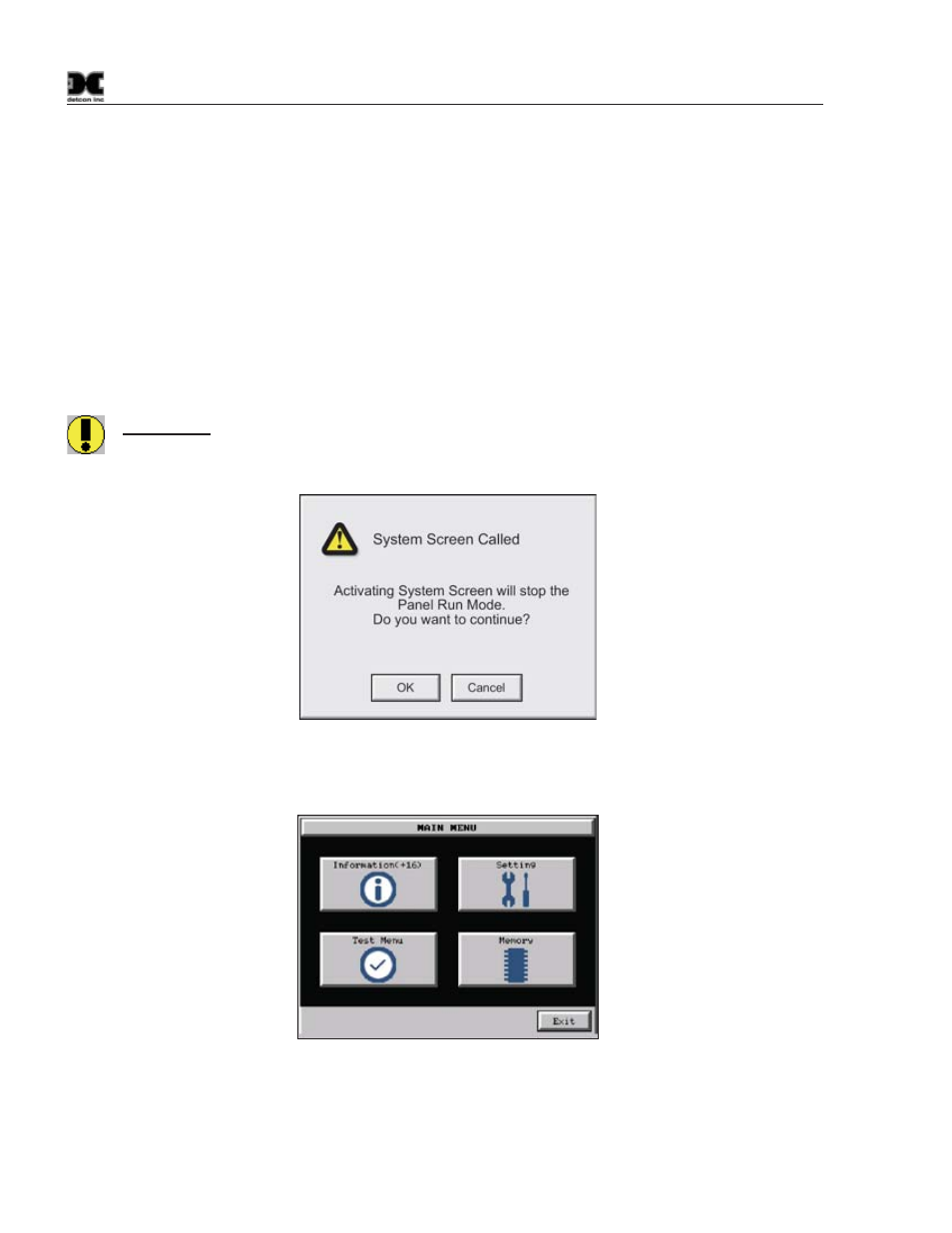 2 clock and screen adjustments | Detcon 880RS-N4X User Manual | Page 10 / 36