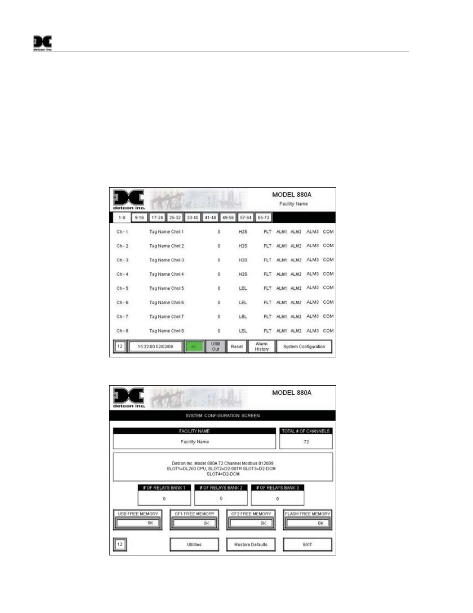 3 880 remote display setup | Detcon 880RS-N4X User Manual | Page 12 / 36