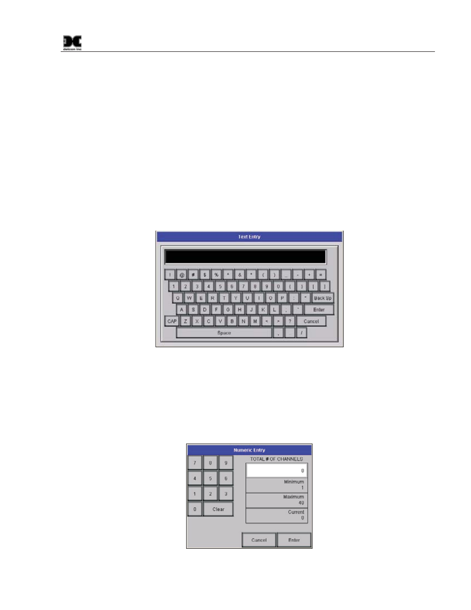 0 setup, 1 user interface | Detcon 880RS-N4X User Manual | Page 9 / 36