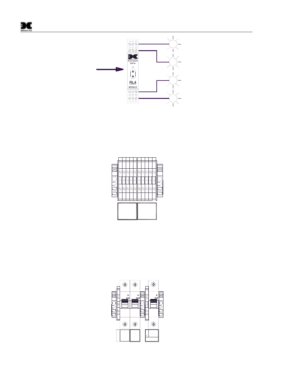 Figure 12 typical rl-4 module, Figure 14 typical ac and dc input connections | Detcon 880S-N4X User Manual | Page 14 / 50