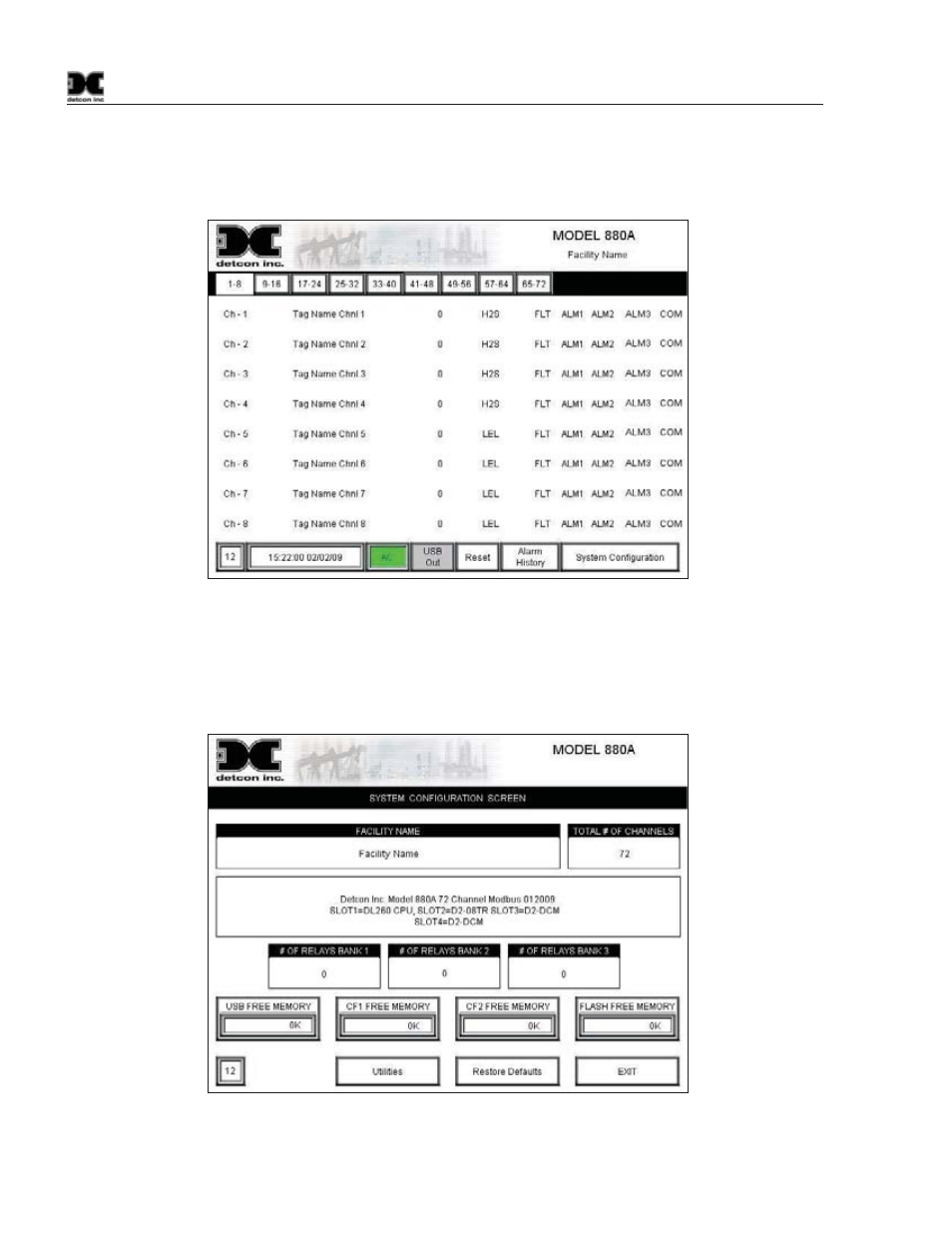 3 880 setup | Detcon 880S-N4X User Manual | Page 22 / 50