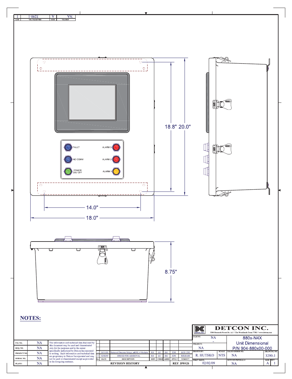 Detcon 880S-N4X User Manual | Page 45 / 50