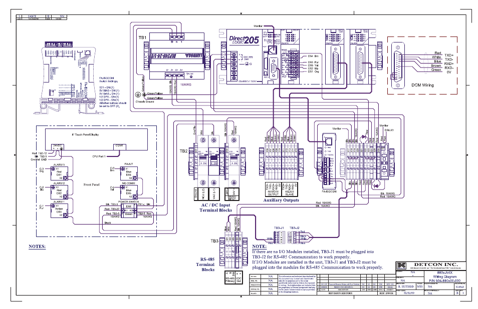 Detcon 880S-N4X User Manual | Page 49 / 50