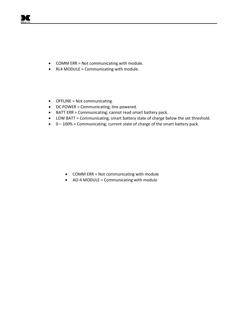 Rl4/alarm stations group, Ao-4 group, Menu function | 11 menu function | Detcon X40-32-N7 User Manual | Page 16 / 70