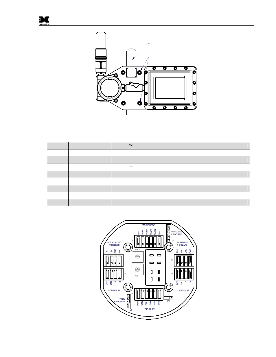 Figure 23), Figure 24), Table 1 | Pole, U-bolts | Detcon X40-32-N7 User Manual | Page 31 / 70