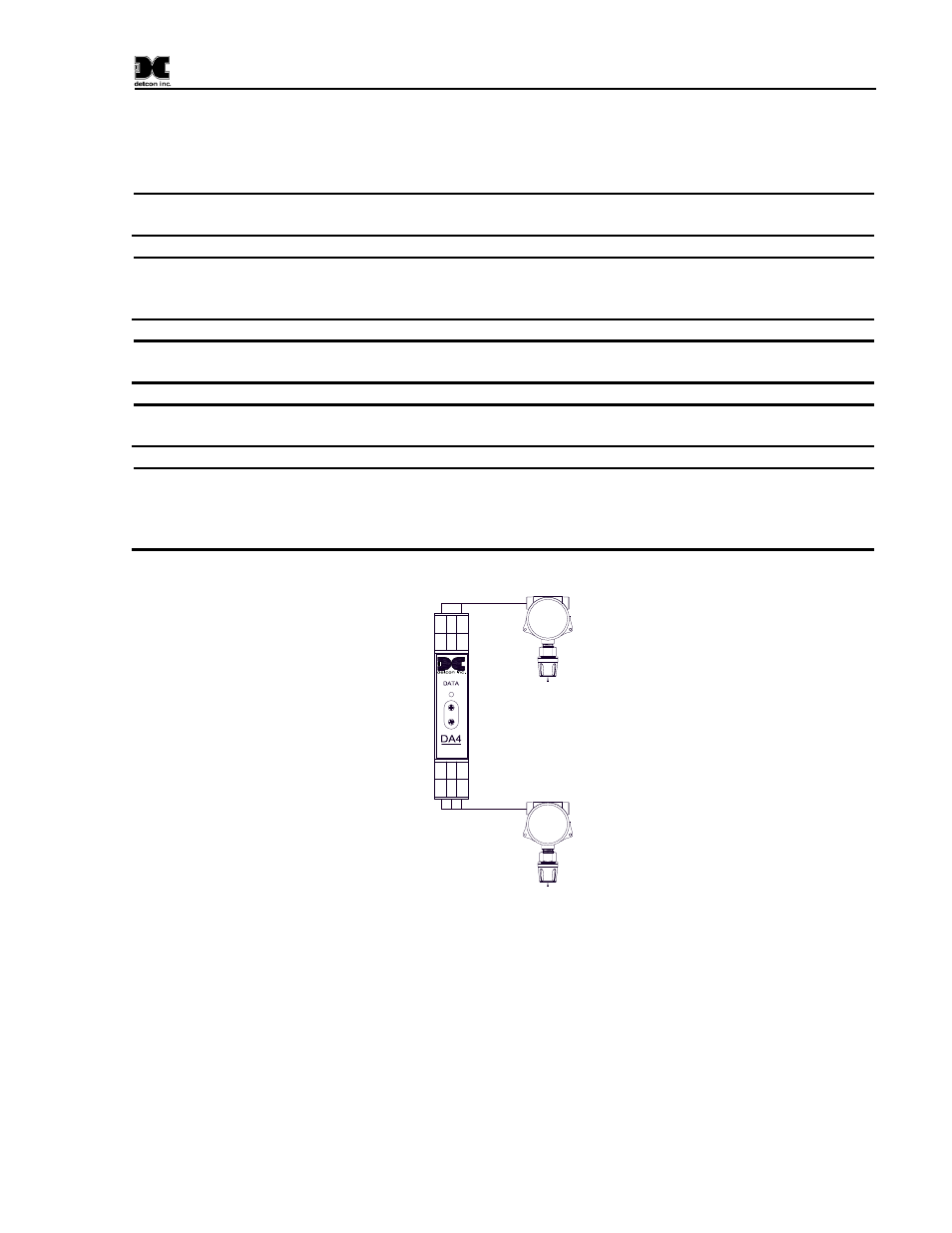 Analog 4-20ma sensor inputs (da-4) | Detcon X40-32-N7 User Manual | Page 35 / 70