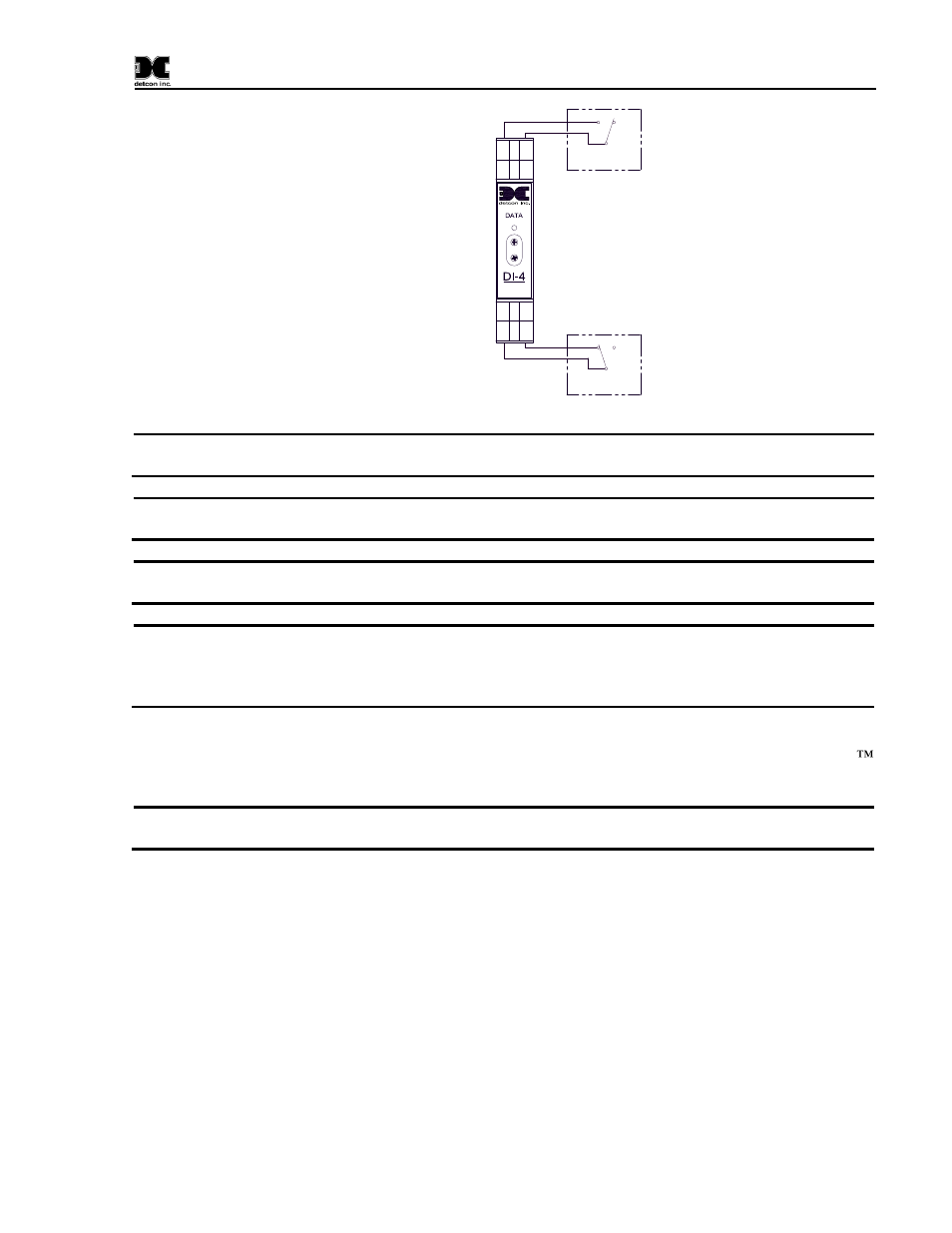 Analog 4-20ma outputs (ao-4), Figure 30 model di-4 contact input module, Figure 31 model di-4 contact input module | Detcon X40-32-N7 User Manual | Page 37 / 70