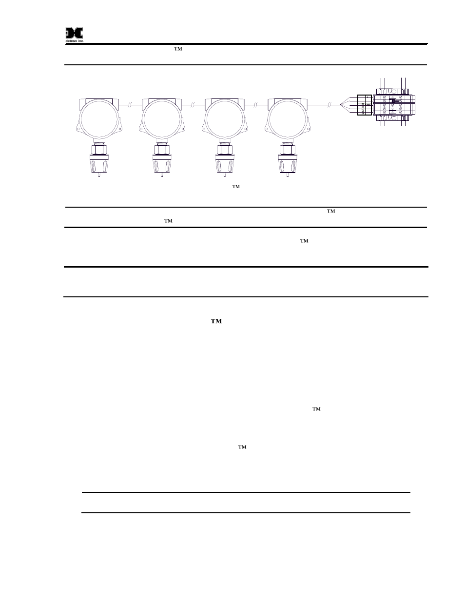 Rxt-320 wireless transceiver analog inputs, Figure 33 modbus™ gas sensor connections, Figure 34) | 8 rxt-320 wireless transceiver analog inputs | Detcon X40-32-N7 User Manual | Page 41 / 70