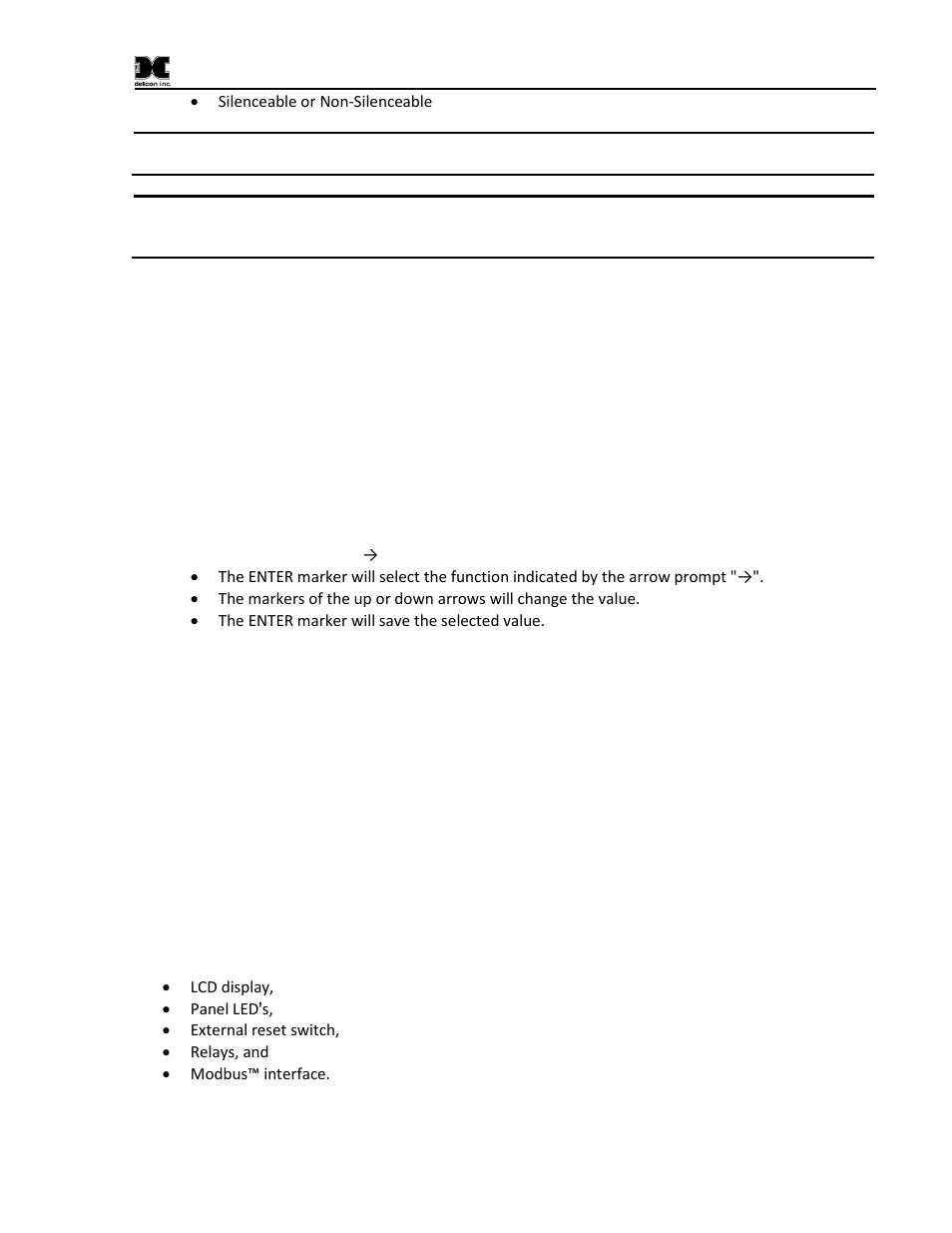 Inhibit and alarm test mode, System diagnostics | Detcon X40-32-N7 User Manual | Page 51 / 70