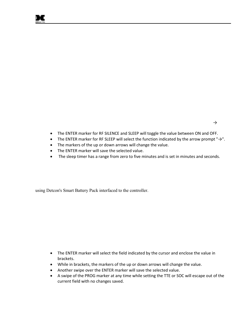 Set low battery alarms | Detcon X40-32-N7 User Manual | Page 65 / 70