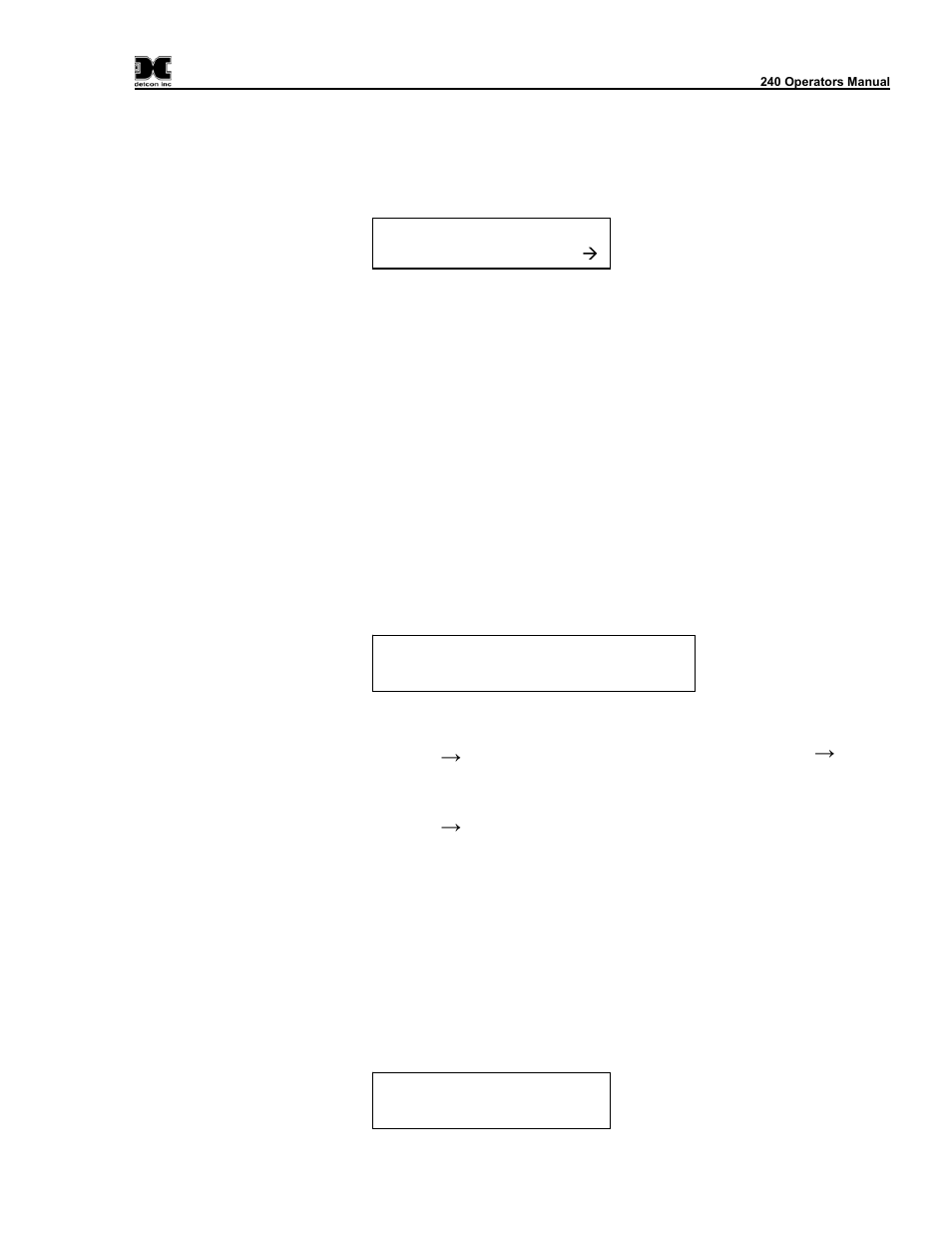 6 set channel alarms, 7 set relay functions, 8 set date and time | Set channel alarms, Set relay functions, Set date and time | Detcon 240 User Manual | Page 19 / 33