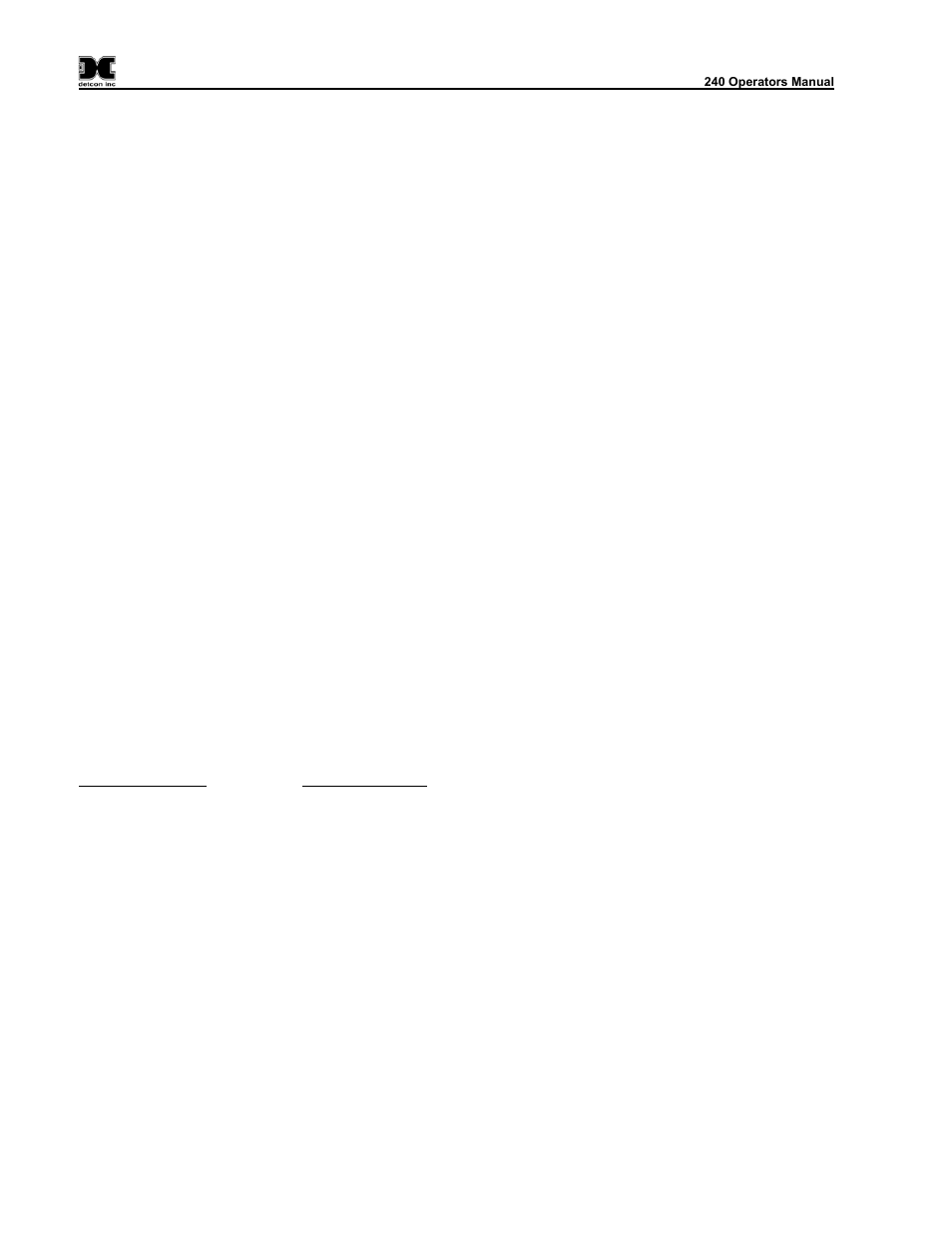 2 download procedure, Download procedure | Detcon 240 User Manual | Page 24 / 33