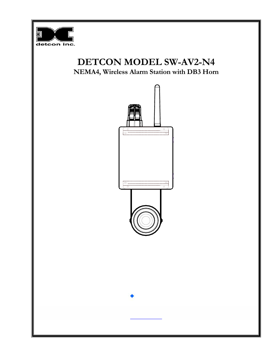 Detcon SW-AV1-N4 User Manual | 12 pages