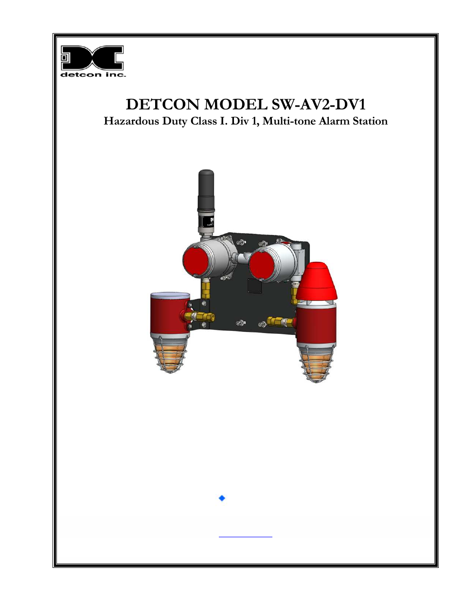 Detcon SW-AV2-DV1 User Manual | 12 pages