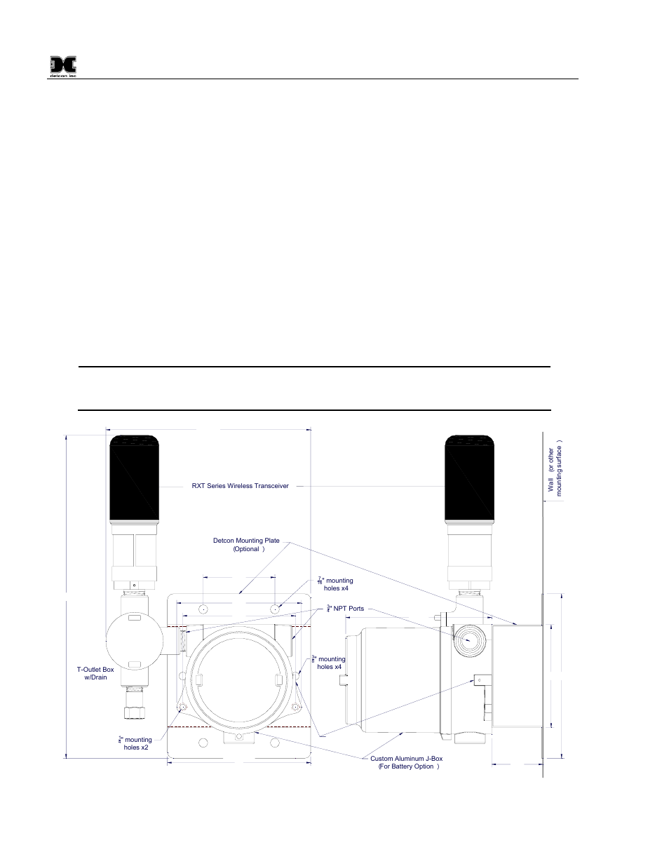 2 mounting, Mounting | Detcon RXT-300 User Manual | Page 14 / 47