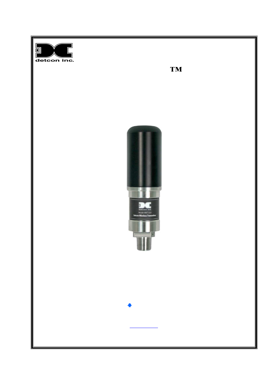 Detcon RXT-320 User Manual | 31 pages