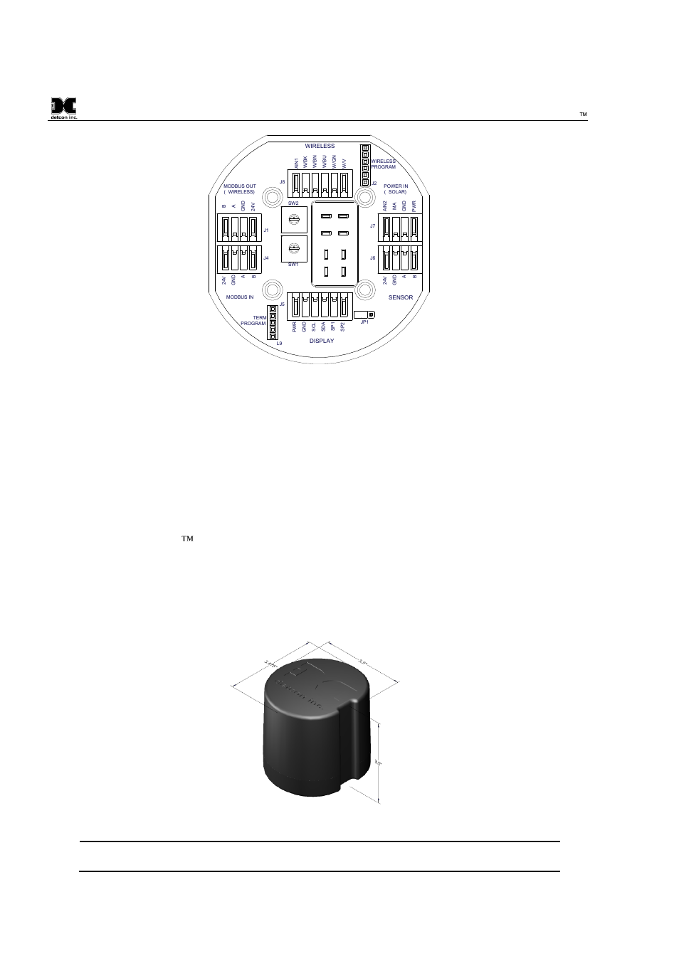 4 smart battery pack (optional), Figure 4 model 100 terminal board, Figure 5 smart battery pack | Detcon RXT-320 User Manual | Page 8 / 31