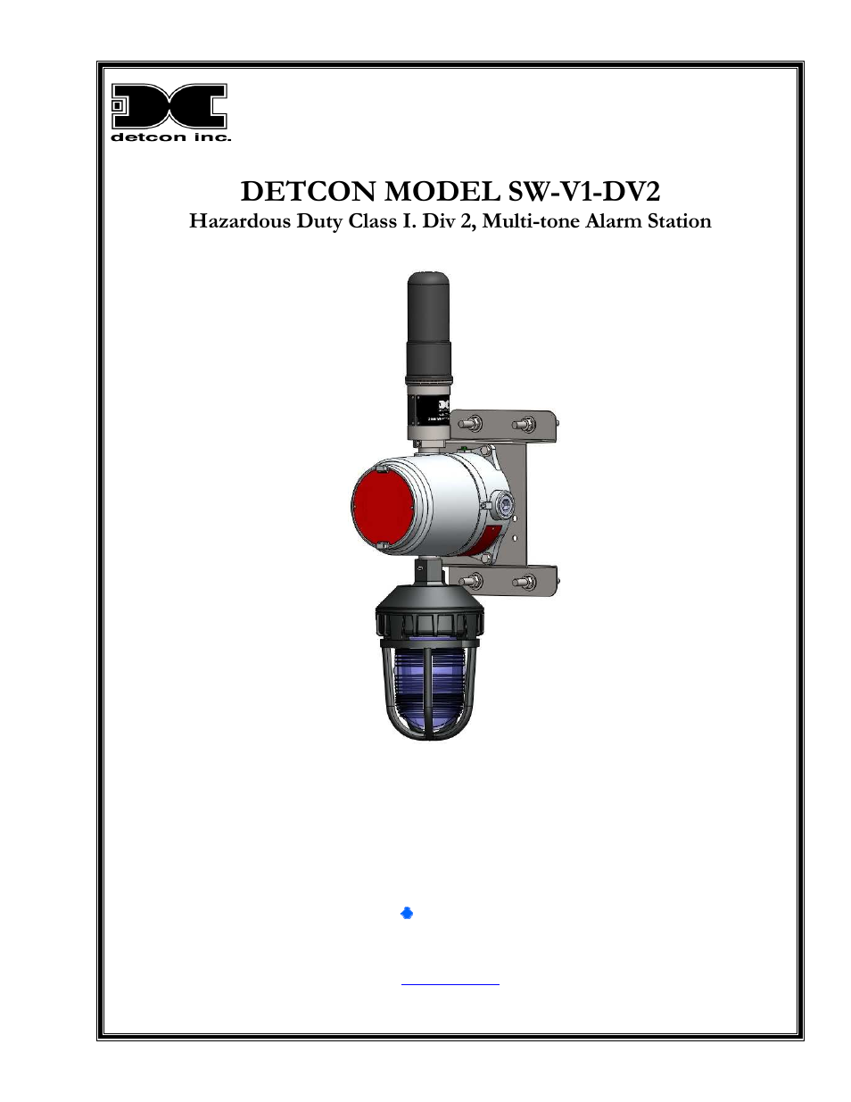 Detcon SW-V1-DV2 User Manual | 11 pages