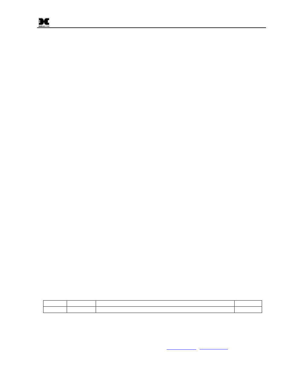 Parts list, Specifications, Warranty | Revision log, 0 parts list, 0 specifications, 0 warranty, 0 revision log | Detcon SW-V1-DV2 User Manual | Page 11 / 11