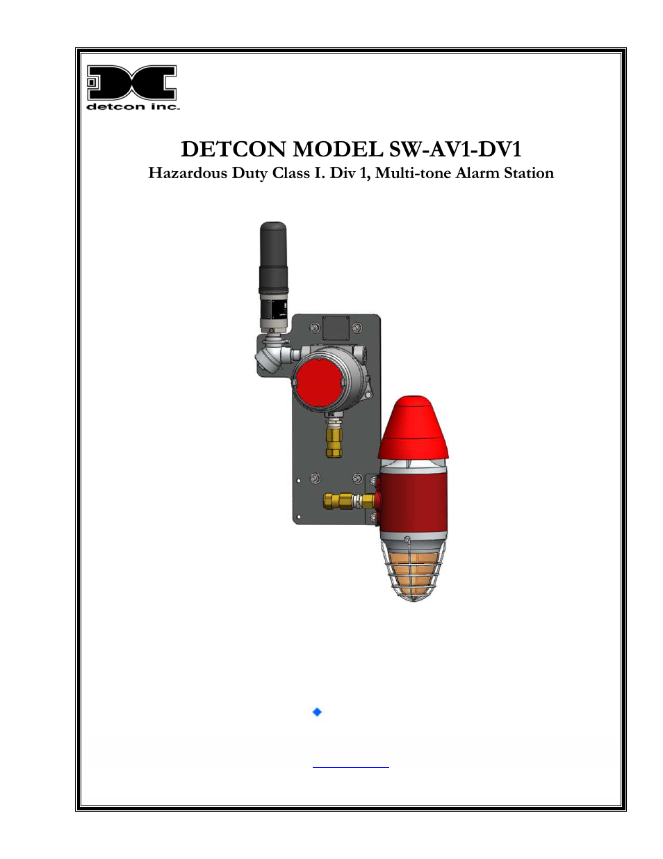 Detcon SW-AV1-DV1 User Manual | 14 pages