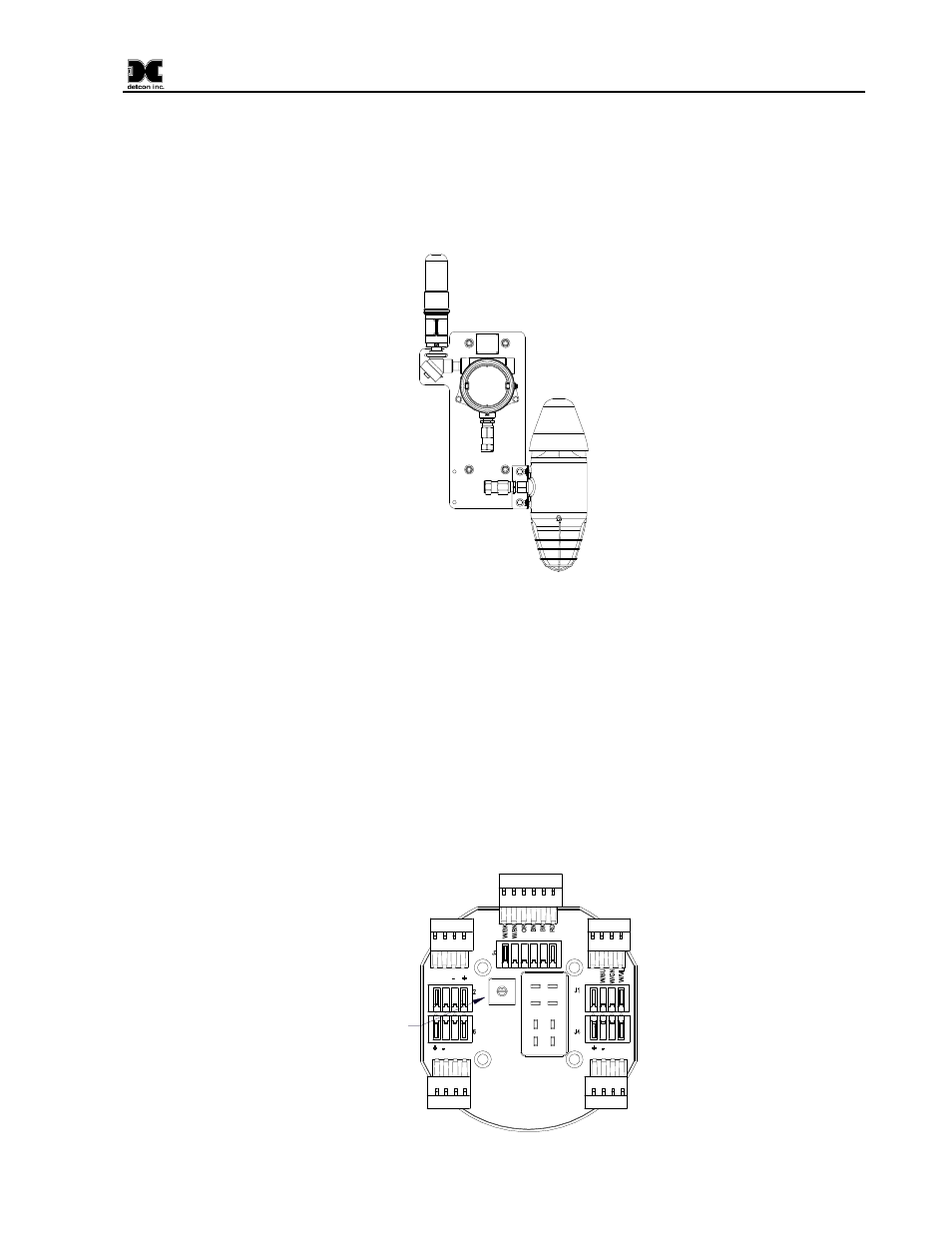 Description, 0 description, Figure 1 basic c1d1 wireless alarm stations | Figure 2 wireless interconnect pca | Detcon SW-AV1-DV1 User Manual | Page 5 / 14