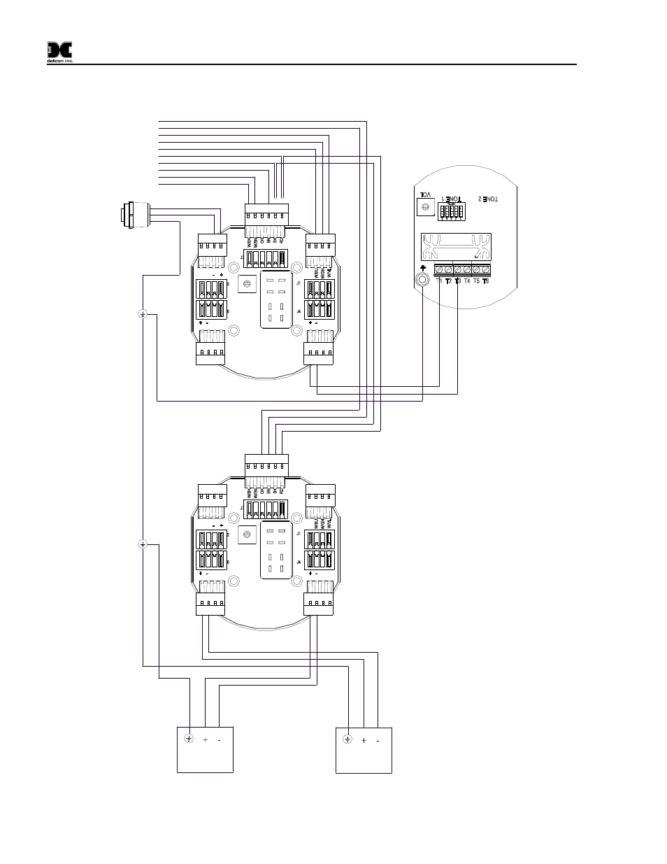 Figure 8 unit wiring | Detcon SW-AV2-DV2 User Manual | Page 10 / 12